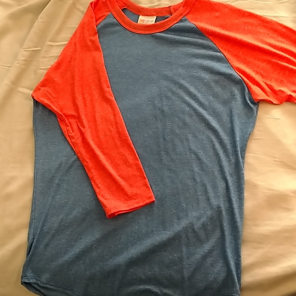 **3/$12** Lularoe Randy size M blue/peach
